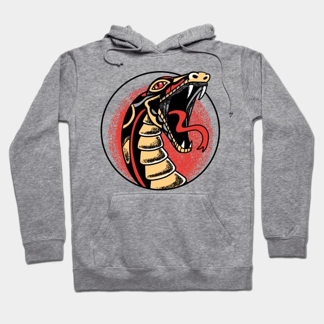 Snake Tattoo Ink Graphic Hoodie by InkyArt